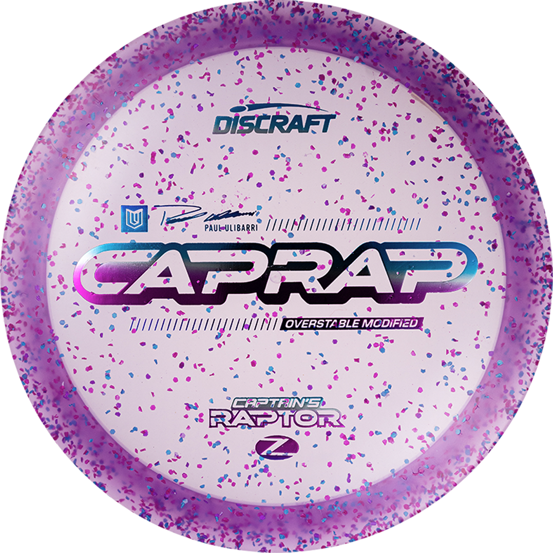 Discraft - 2026 Z Confetti Captains Raptor (CAPRAP stamp)