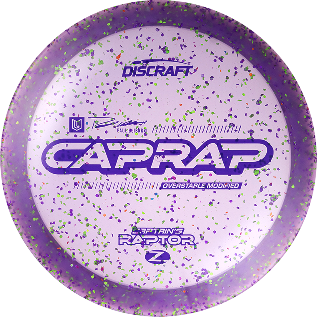 Discraft - 2026 Z Confetti Captains Raptor (CAPRAP stamp)