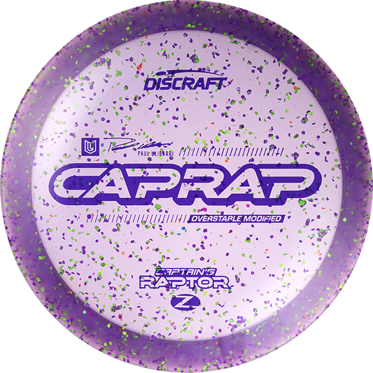 Discraft - 2026 Z Confetti Captains Raptor (CAPRAP stamp)