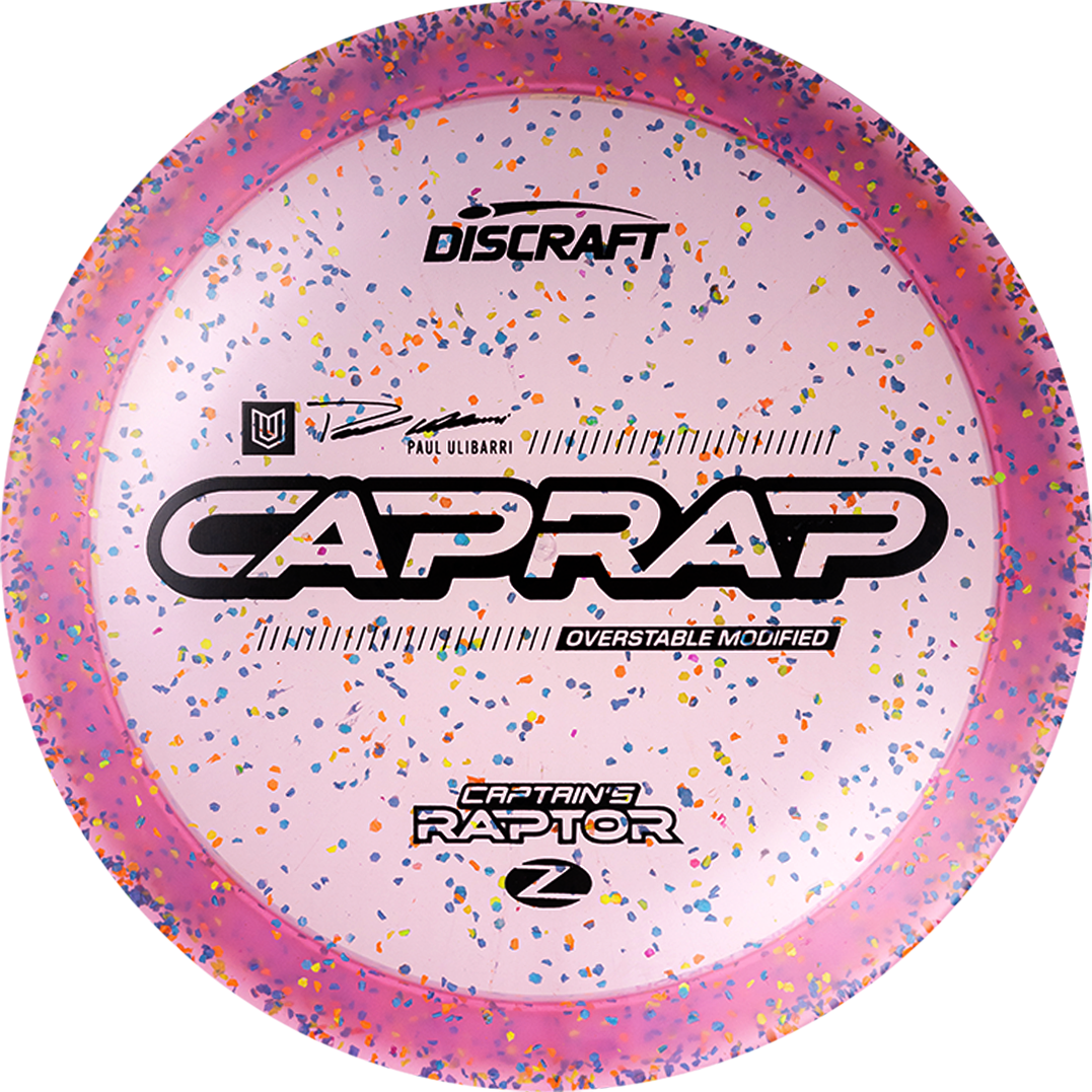 Discraft - 2026 Z Confetti Captains Raptor (CAPRAP stamp)