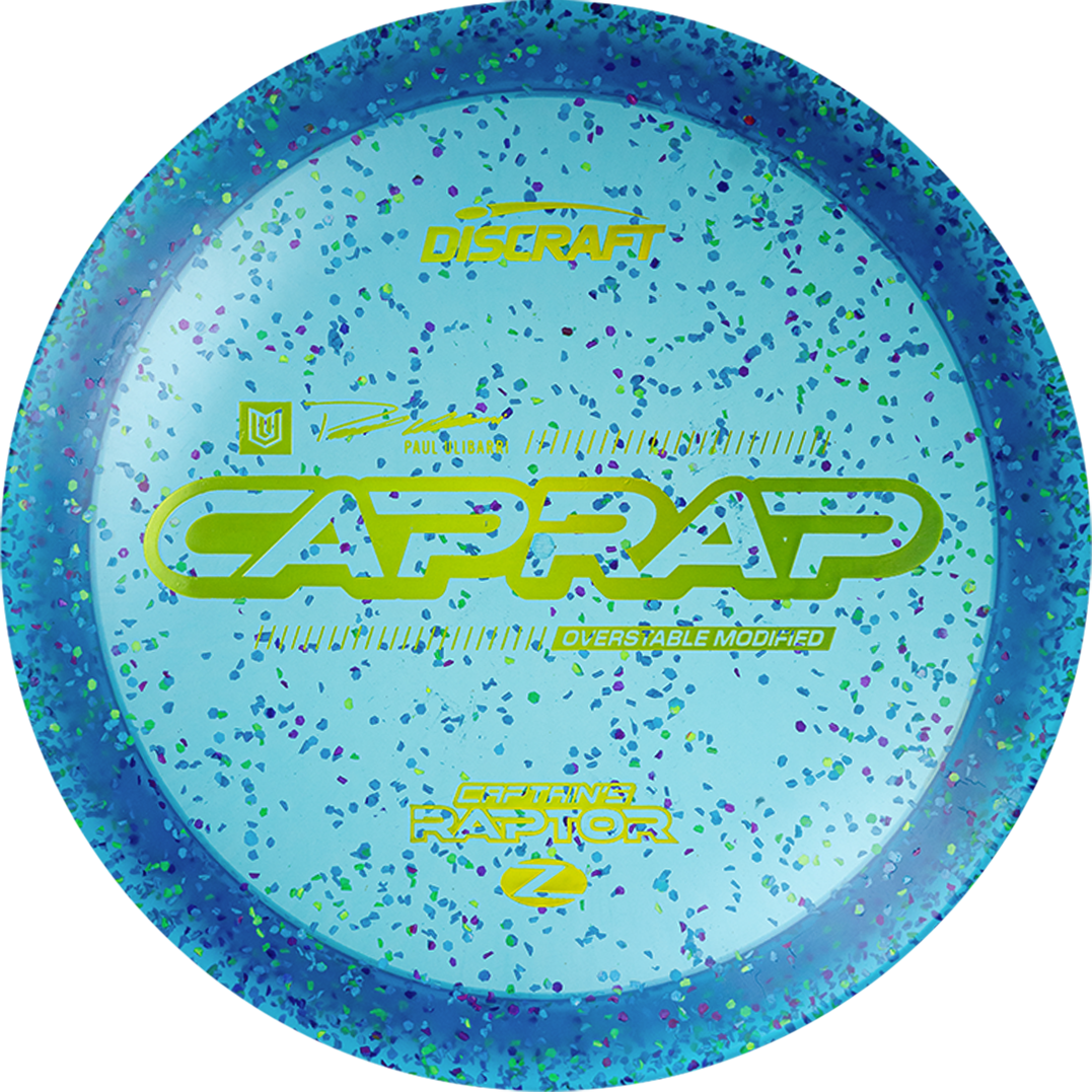 Discraft - 2026 Z Confetti Captains Raptor (CAPRAP stamp)
